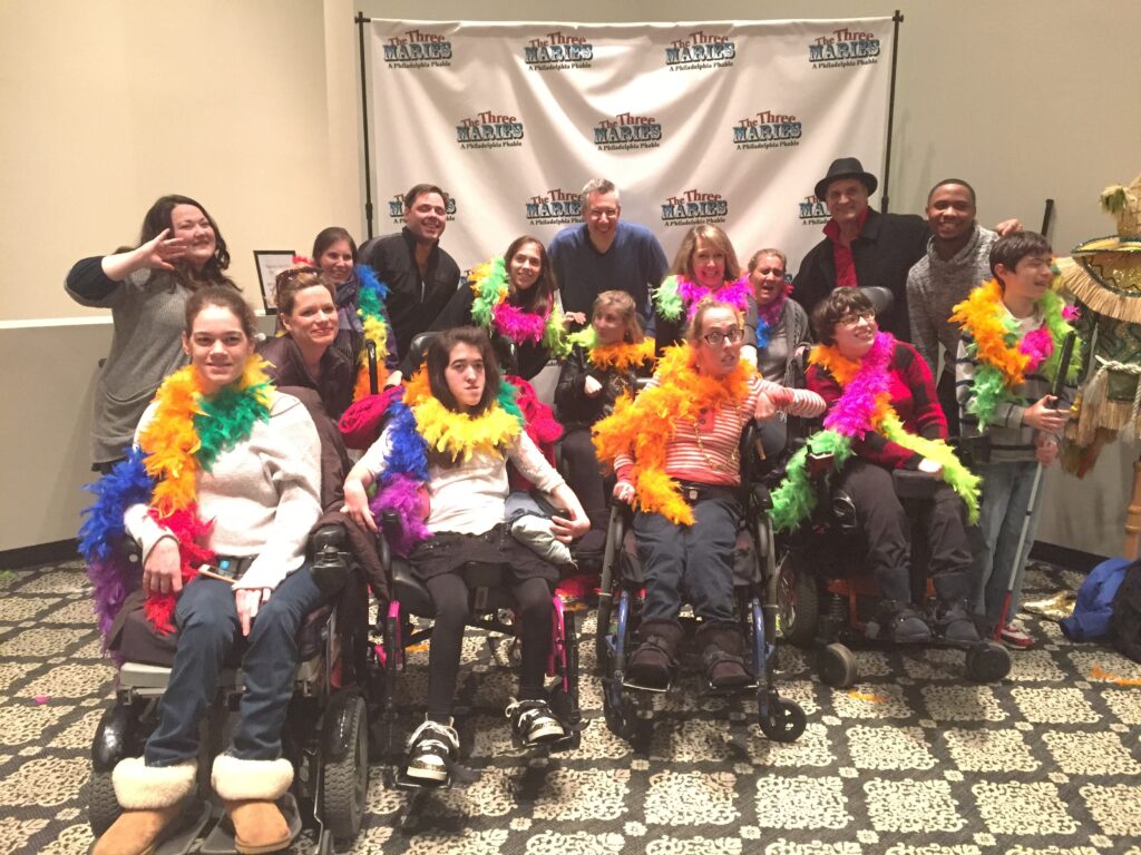 Group photo of AWB actors for the show "The Three Maries: A Philadelphia Phable."