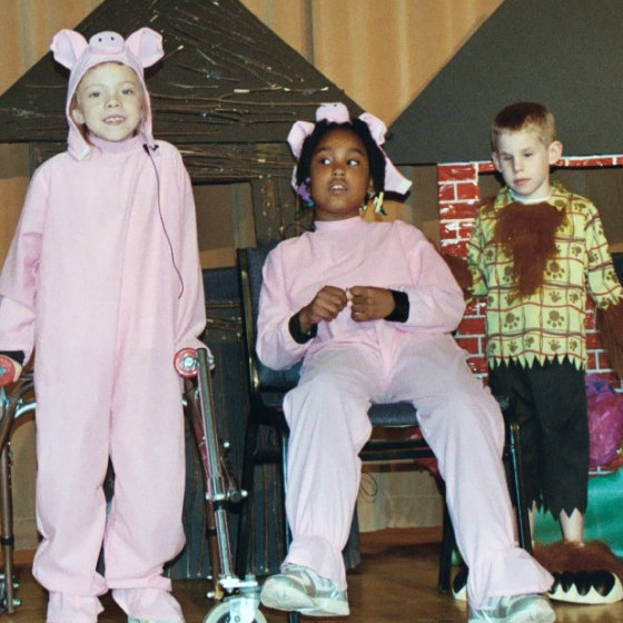 AWB children actors in costume